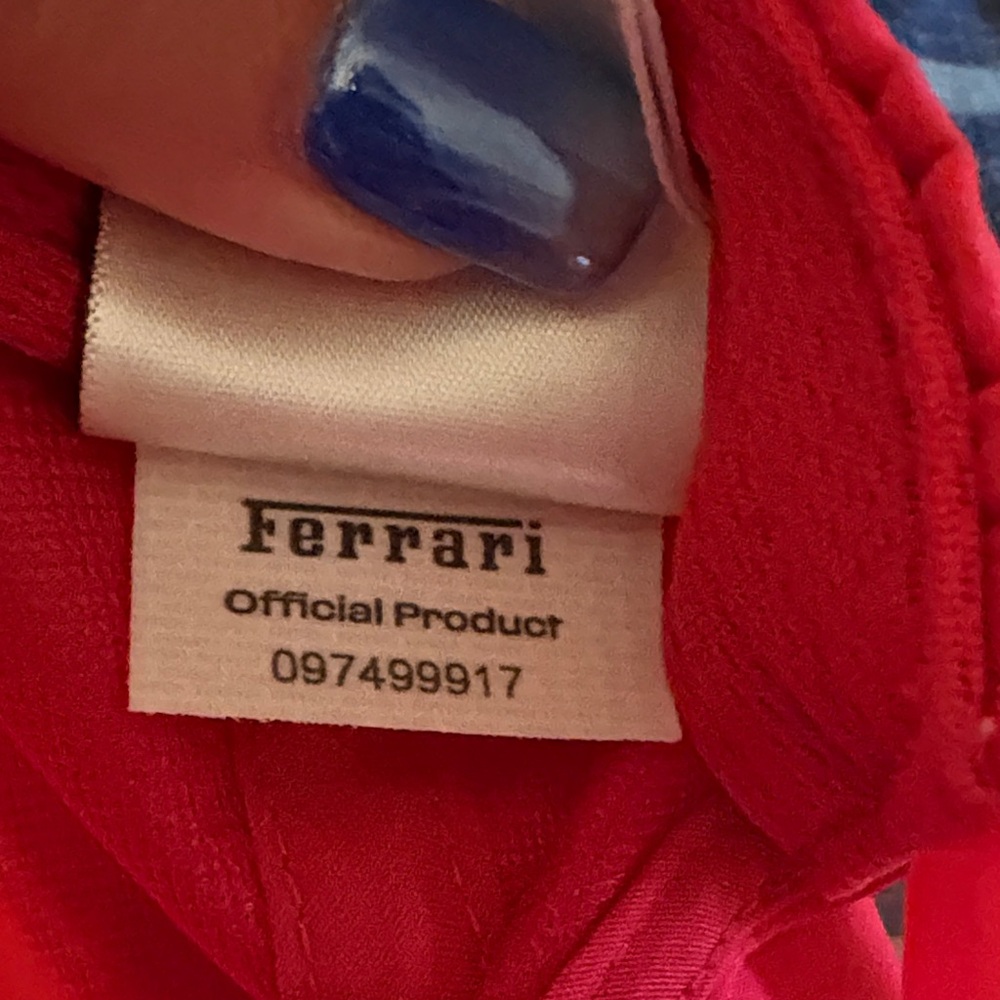 Ferrari Red Logo Baseball Cap - Picture 7 of 9